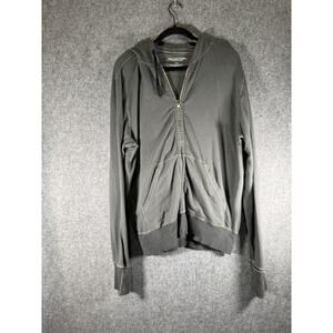 Aviator‎ USA Hoodie Men 5 XL Gray Long Sleeve Full Zip Hooded Classic